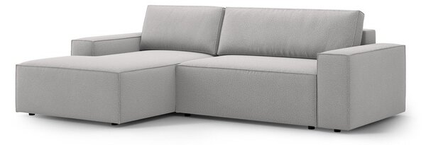 Svijetlo siva sklopiva kutna garnitura (s lijevim kutom) Jodie – Micadoni Home
