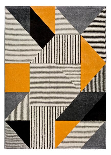 Narančasto-sivi tepih Universal Gladys Duro, 200 x 290 cm