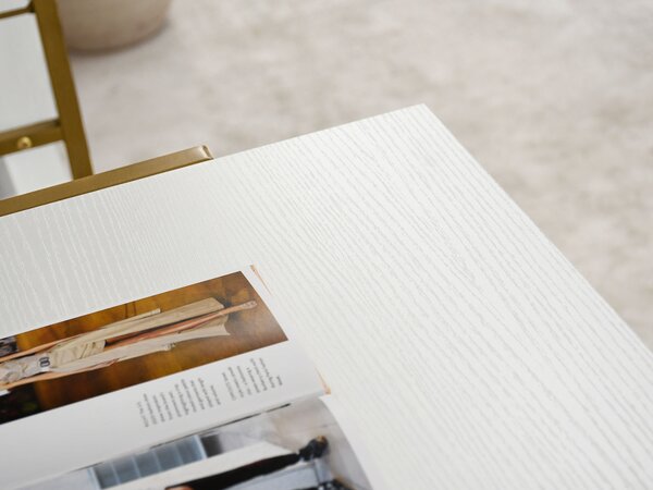 PC stol Norsinimo (bijela + zlatna)