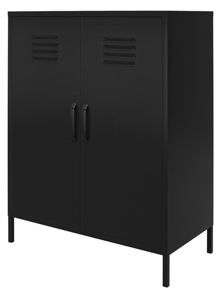 Crni metalni ormarić 40x102x80 cm Mission District – Støraa