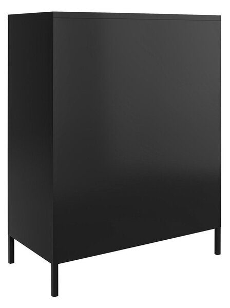 Crni metalni ormarić 40x102x80 cm Mission District – Støraa