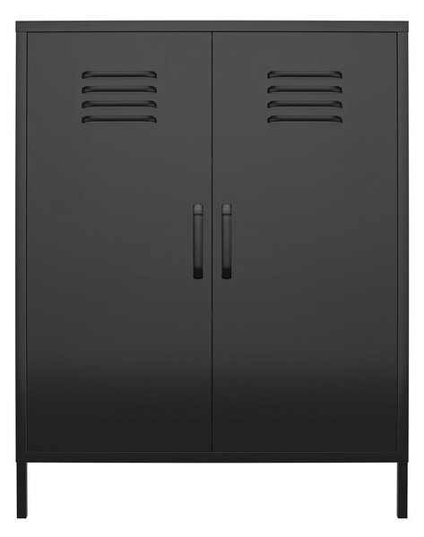 Crni metalni ormarić 40x102x80 cm Mission District – Støraa