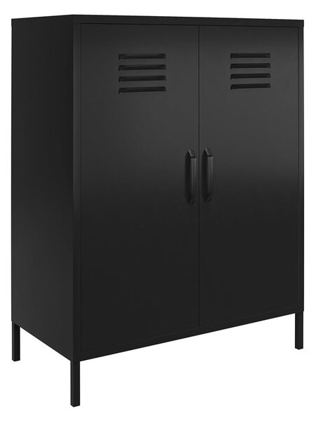 Crni metalni ormarić 40x102x80 cm Mission District – Støraa