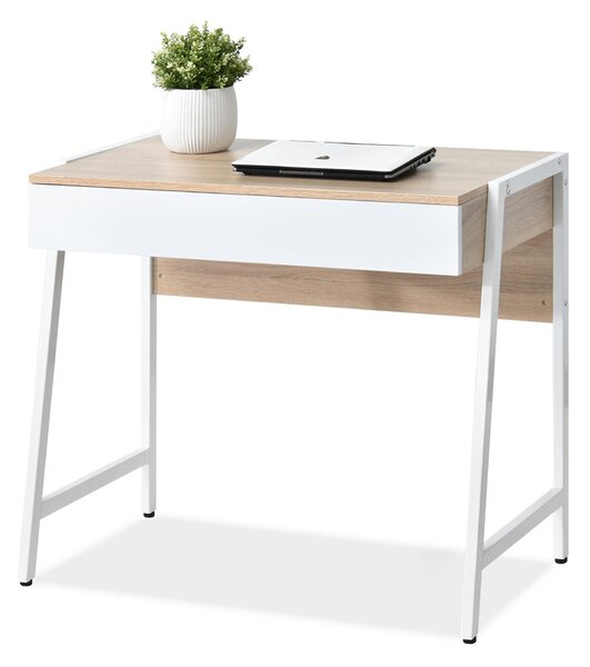 PC stolić Norway (hrast + bijela)