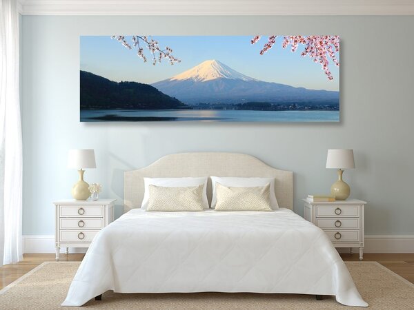 Slika pogled na planinu Fuji