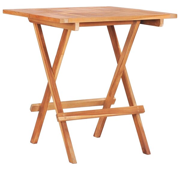 VidaXL Sklopivi bistro stol 60 x 60 x 65 cm od masivne tikovine