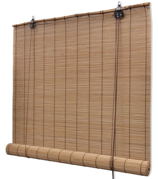 VidaXL Rolo zavjesa od bambusa smeđa boja 80 x 160 cm