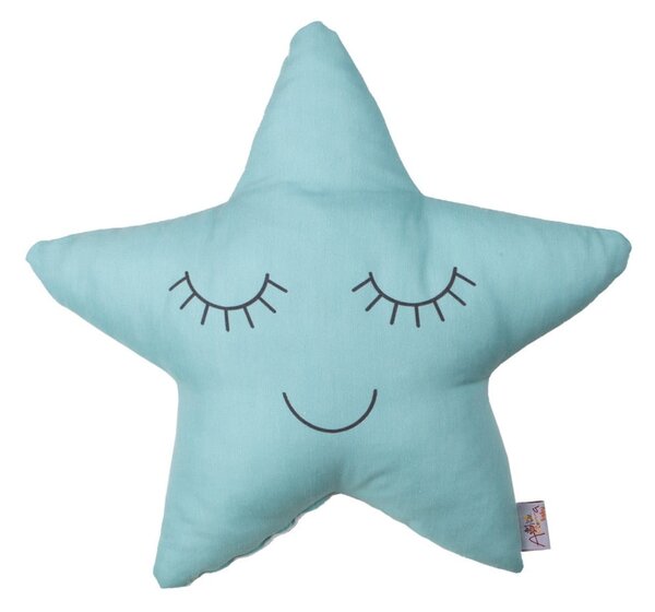 Tirkizni pamučni dječji jastuk Mike & Co. NEW YORK Pillow Toy Star, 35 x 35 cm