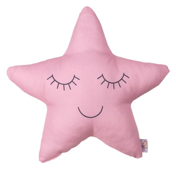 Ružičasti pamučni dječji jastuk Mike & Co. NEW YORK Pillow Toy Star, 35 x 35 cm