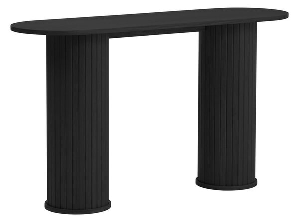 Crni pomoćni stol 40x130 cm Nola – Unique Furniture