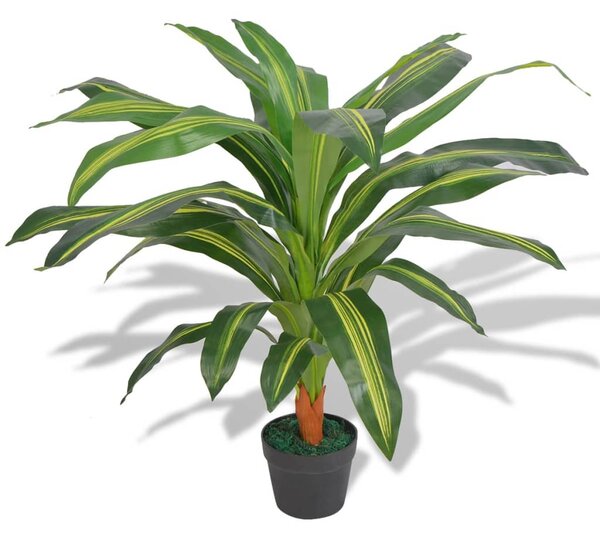 VidaXL Umjetna biljka Dracena s posudom 90 cm Zelena