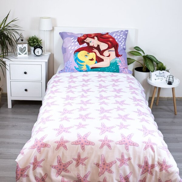 Pamučna dječja posteljina za krevet za jednu osobu 140x200 cm Ariela "Pink" – Jerry Fabrics
