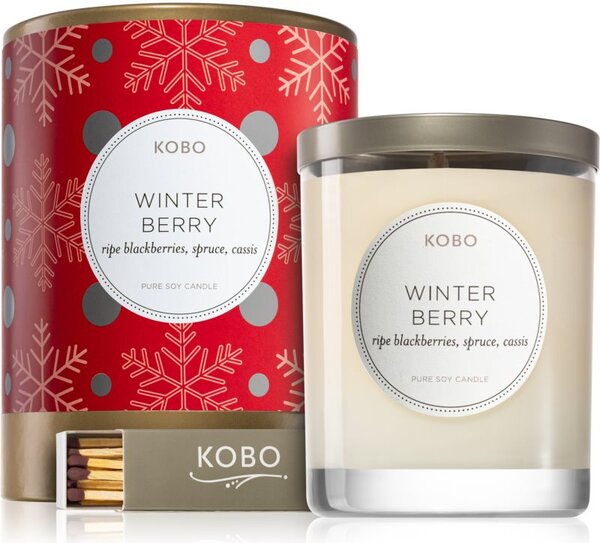 KOBO Holiday Winter Berry mirisna svijeća 312 g
