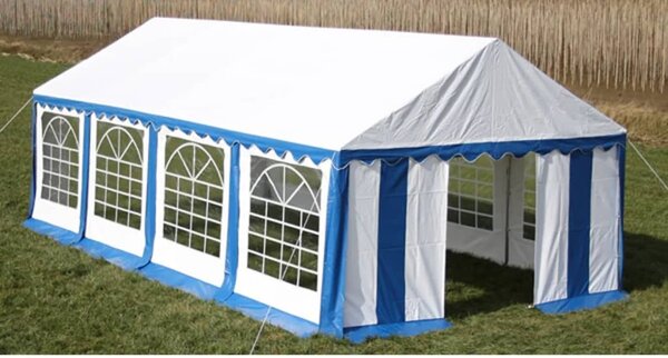 VidaXL Šator za zabave 4 x 8 m plavi