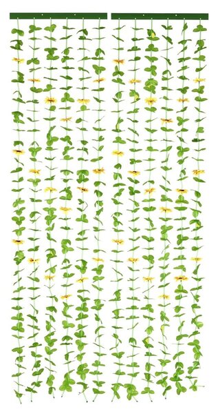 Žuta /zelena zavjesa za vrata 90x190 cm Sunflowers – Maximex