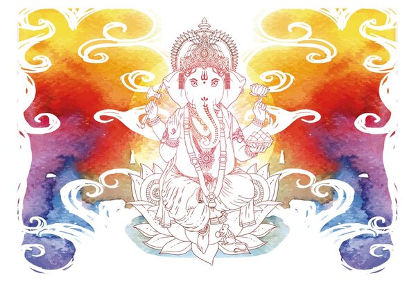 Tapeta hinduistički Ganeša