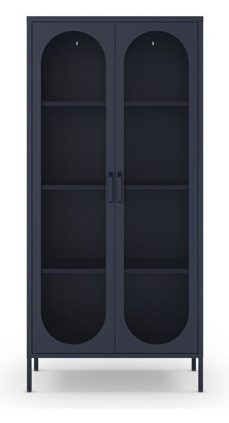 Tamno plavi metalni ormarić 80x170x40 cm Diora – Marckeric