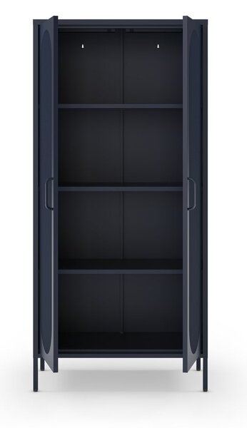 Tamno plavi metalni ormarić 80x170x40 cm Diora – Marckeric