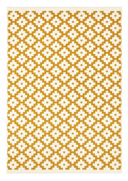 Krem-žuti tepih Hanse Home Celebration Lattice, 80 x 150 cm