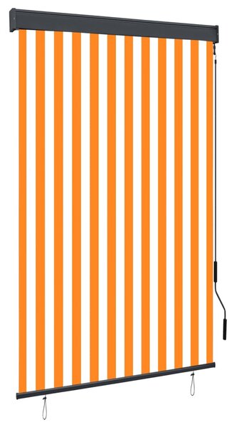 VidaXL Vanjska roleta 120 x 250 cm bijelo-narančasta