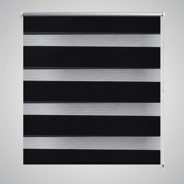 VidaXL Rolo crne zavjese sa zebrastim linijama 50 x 100 cm