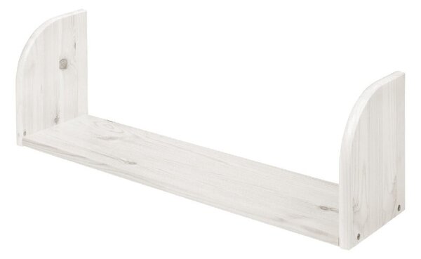 Bijela zidna polica od borovine Flexa White, dužina 72 cm