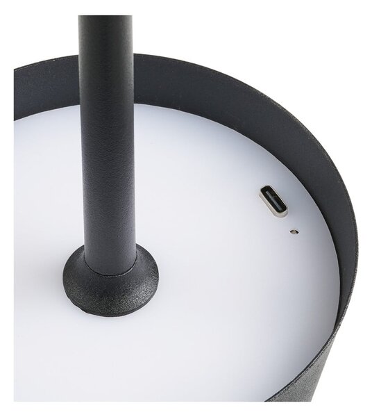Crna LED stolna lampa (visina 37 cm) Bradford – House Nordic