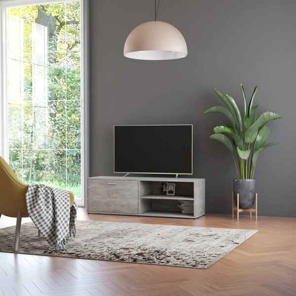 VidaXL TV ormarić siva boja betona 120 x 34 x 37 cm od iverice