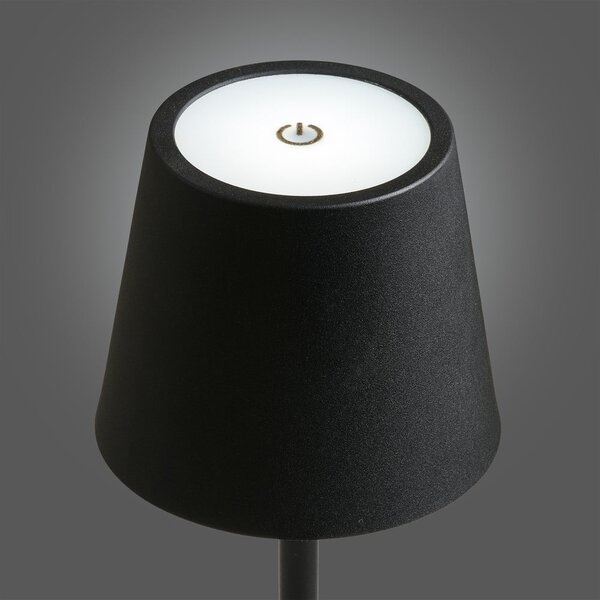 Crna LED stolna lampa (visina 37 cm) Bradford – House Nordic