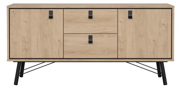 Komoda u dekoru hrasta u prirodnoj boji 150x72x40 cm Ry – Tvilum
