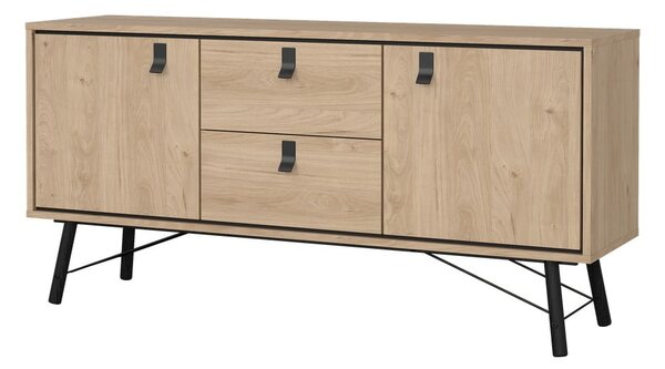 Komoda u dekoru hrasta u prirodnoj boji 150x72x40 cm Ry – Tvilum