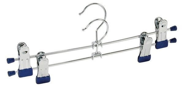 Set s 2 vješalice za odjeću s kvačicama Wenko Hanger Snap Small