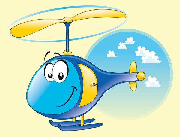 Slika helikopter u oblacima
