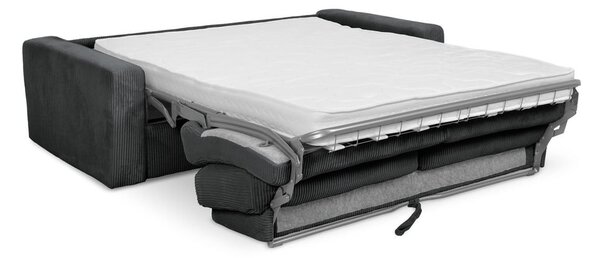 Tamno siva sklopiva sofa od samta 195 cm Nona – Makamii