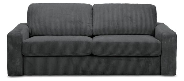 Tamno siva sklopiva sofa od samta 195 cm Nona – Makamii