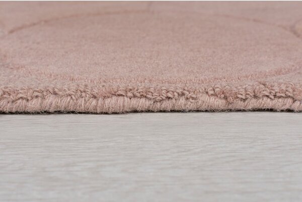 Ružičasti vuneni tepih Flair Rugs Gigi, 120 x 170 cm