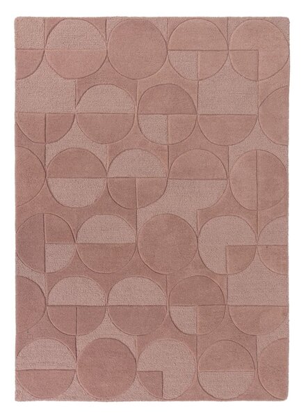 Ružičasti vuneni tepih Flair Rugs Gigi, 120 x 170 cm