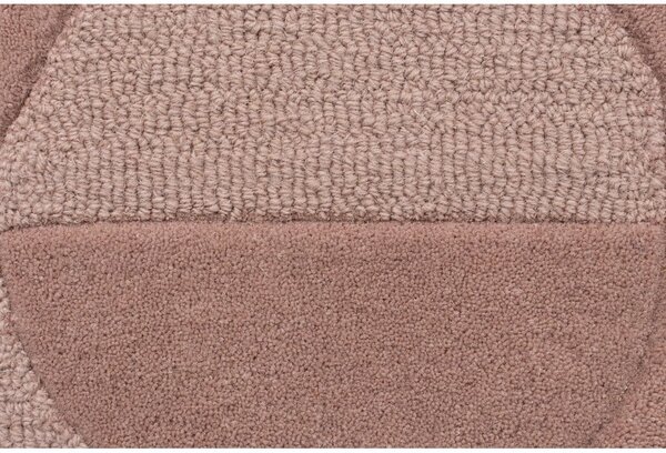 Ružičasti vuneni tepih Flair Rugs Gigi, 120 x 170 cm