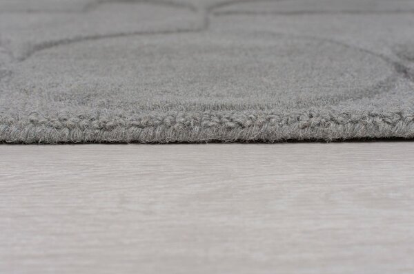 Sivi vuneni tepih Flair Rugs Gigi, 120 x 170 cm