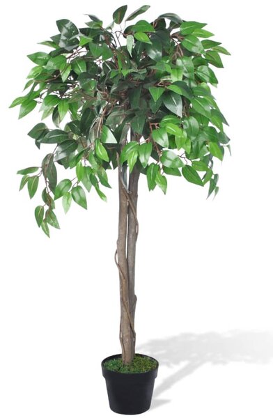 VidaXL Umjetna biljka fikusa, s lončanicom, visine 110 cm