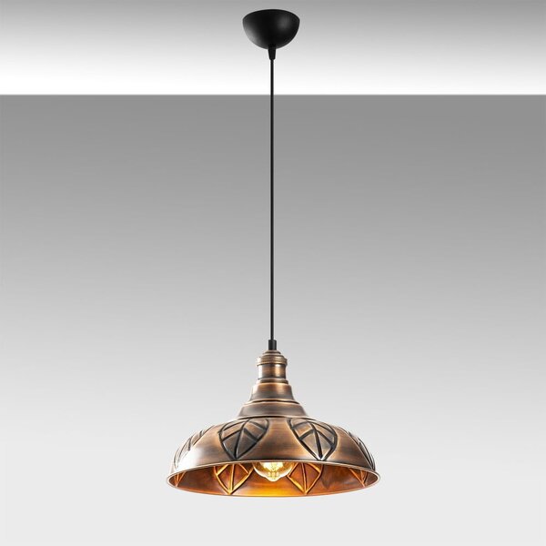 Viseća svjetiljka u brončanoj boji s metalnim sjenilom ø 31 cm Chandelier – Opviq lights