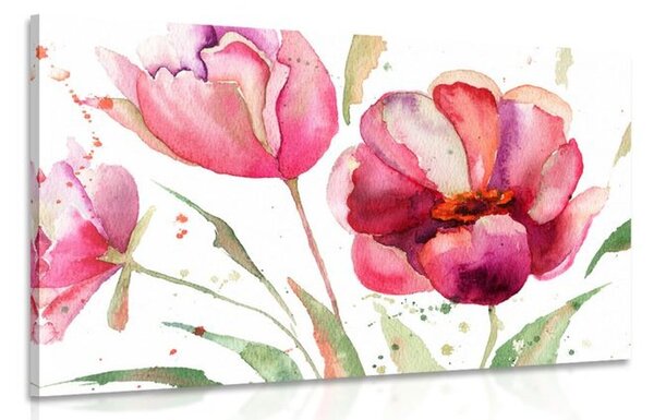 Slika prekrasni tulipani u zanimljivom dizajnu