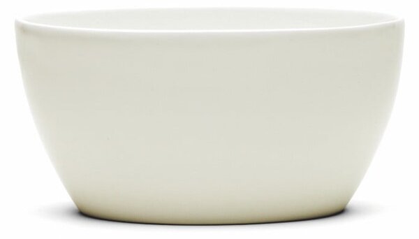 Bijela ovalna zdjela od kamenine Kähler Design Ursula, 22 x 13,5 cm