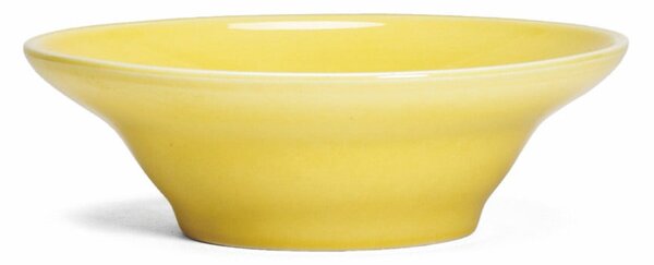 Žuti duboki tanjur od kamenine Kähler Design Ursula, ⌀ 20 cm
