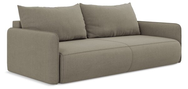 Bež sklopiva/s prostorom za odlaganje sofa 216 cm Nanea – Makamii