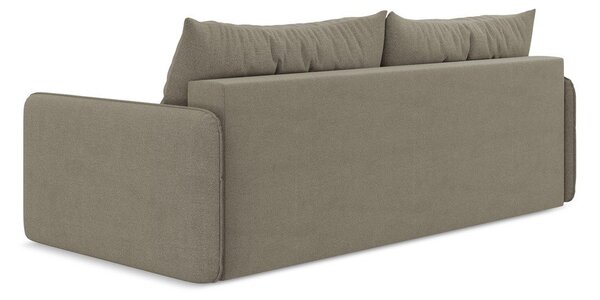 Bež sklopiva/s prostorom za odlaganje sofa 216 cm Nanea – Makamii