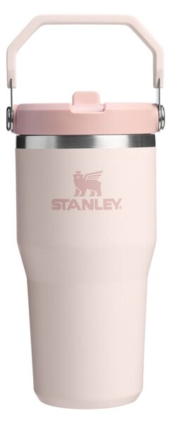 Svijetlo ružičasta termosica od nehrđajućeg čelika 600 ml IceFlow™ Flip Straw 2.0 Tumbler Rose Quartz – Stanley