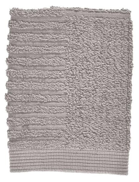 Sivi ručnik za lice od 100% pamuka Zone Classic Gull Grey, 30 x 30 cm