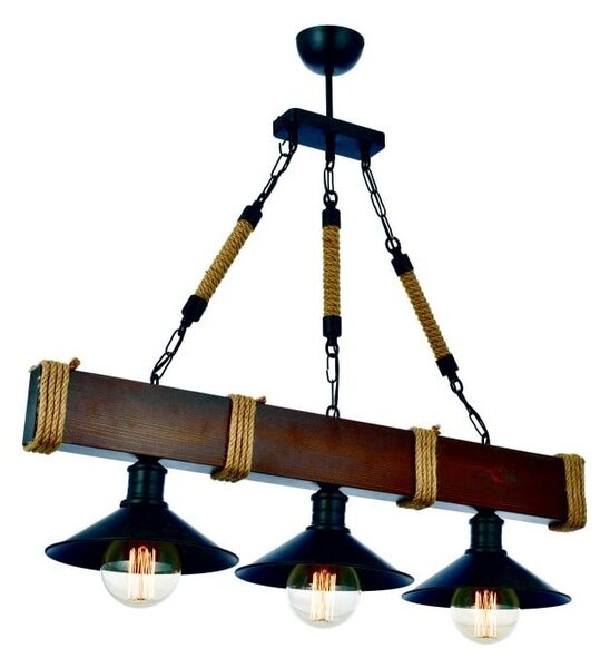 Viseća svjetiljka od grabovog drveta Kütük Ceviz