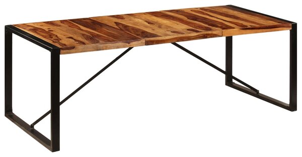 VidaXL Blagovaonski stol od masivnog drva šišama 220 x 100 x 75 cm